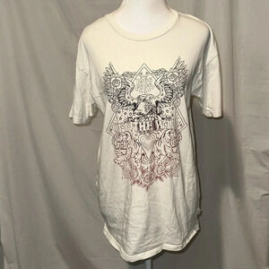 ombré Vans Eagle tiger & floral graphic tshirt size xsmall